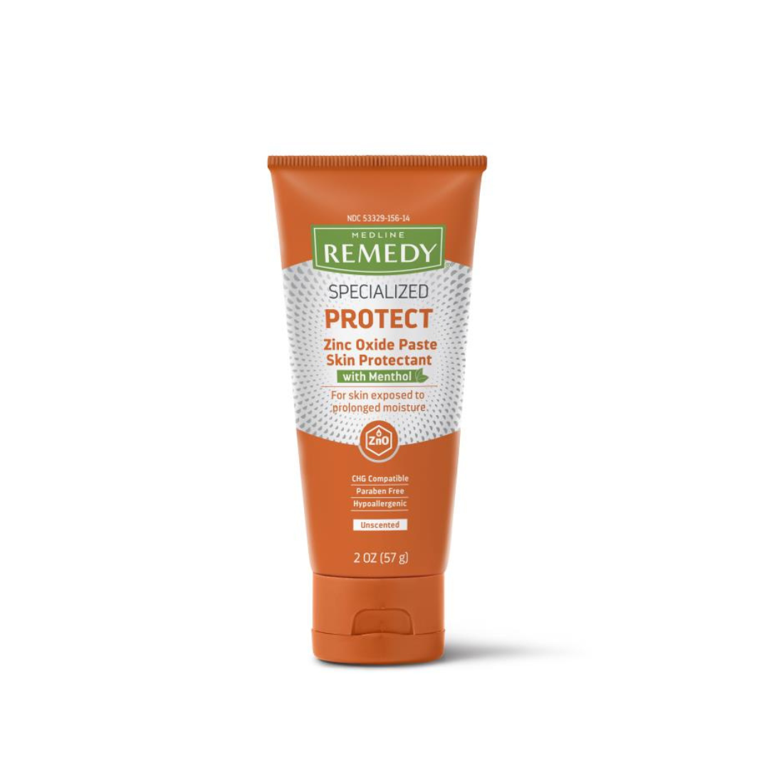 Medline Remedy Specialized Zinc Oxide Paste with Menthol For Skin Care - Senior.com Skin Protection